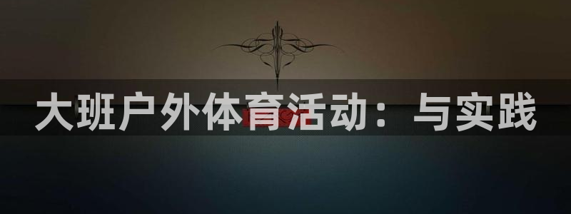 哈希娱乐体育：大班户外体育活动：与实践